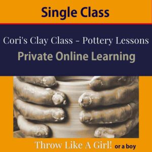 online pottery class - single class with cori sandler