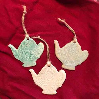 teapot ornament by Cori sandler