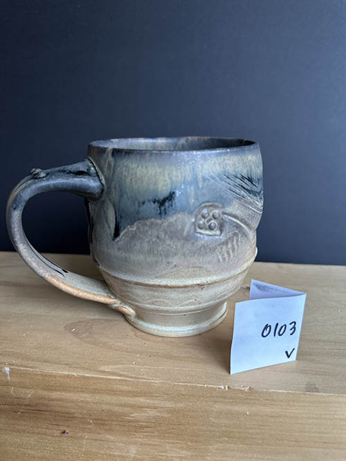 cori sandler pottery mug