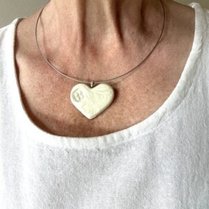 heart necklace brie Cori Sandler