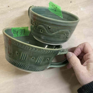 M37-CARVED SOUP MUG BY CORI SANDLER