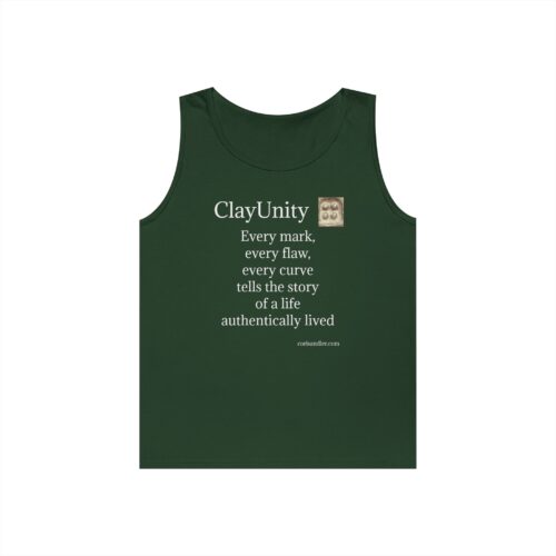 Unisex Heavy Cotton Tank Top - Every mark, every flaw, every curve tells the story of a life authentically lived - Image 17