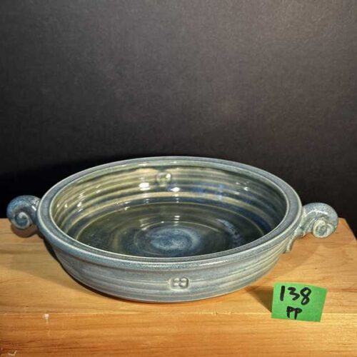 138pp-blue-small-serving-dish-spiral-handles-Cori-Sandler