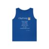 Unisex Heavy Cotton Tank Top - Every mark, every flaw, every curve tells the story of a life authentically lived