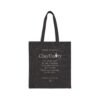 Let your soul be the window through which the world finds its courage to be real - Cotton Canvas Tote Bag - dark or light - Image 4