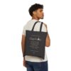 Let your soul be the window through which the world finds its courage to be real - Cotton Canvas Tote Bag - dark or light - Image 5